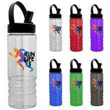 24 oz Salute - Flip Straw Swivel Handle Lid