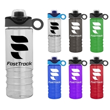 24 oz Salute - Drink - Thru Snap On Silicone Loop Handle Lid