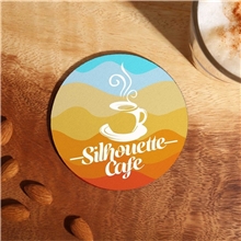 reGen Recycled Polyester Round Dye Sub Coaster