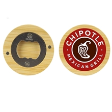 Magnetic Bamboo Bottle Opener