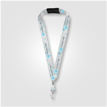 Zevi rPET Bulldog Clip Breakaway Lanyard - 36 x 1