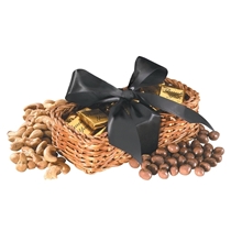 Gift Basket with Honey Roasted Peanuts