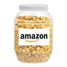 Large Plastic Jar - Caramel Popcorn