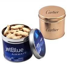 Round Tin with Animal Crackers