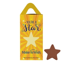 Tote Box with 1 oz Milk Chocolate Stars