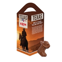 Souvenir Tote Box with Cowboy Boot Hat Shaped Chocolate