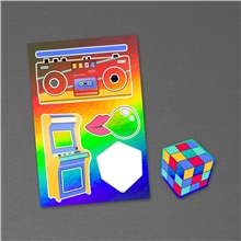 4 x 6 Holographic Sticker Sheet
