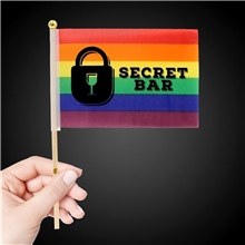 Rainbow Cloth Flag - 4 x 6