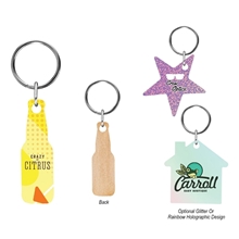 Full Color Wood Key Tag - 2