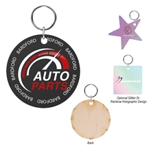 Full Color Wood Key Tag - 6