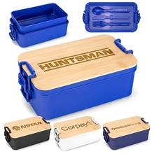 BambooNest Double Deck Lunch Box