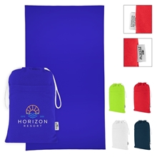 Sand - Free rPET Beach Towel With Pouch