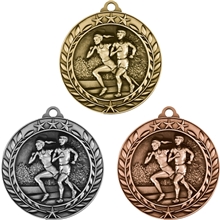 Stock Small Academic Sports Laurel Medals Cross Country