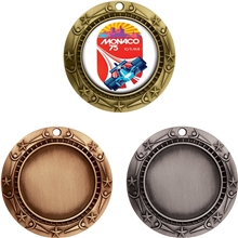 Stock World Class Sports Academic Medals Custom Front Insert