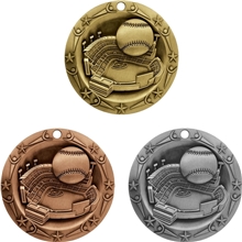 Stock World Class Sports Academic Medals Baseball