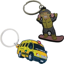 PVC Fob with Keyring 2 W x 2 H