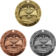 Stock World Class Sports Academic Medals Book Lamp
