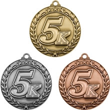 Stock Small Academic Sports Laurel Medals 5K