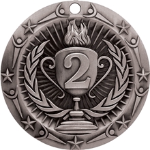 Stock World Class Sports Academic Medals 2nd Place