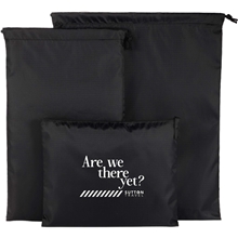 Recycled 3- in -1 Travel Bag Set