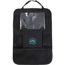 Recycled Back Seat Car Organizer with Tablet Pocket