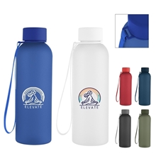 20 oz Morgan rPET Rubberized Bottle With Carry Strap