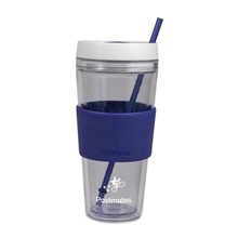 Cool Gear(R) Callisto Chiller Clear Straw Bottle - 24 oz