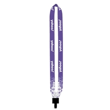 3/4 Dye - Sublimation Lanyard with Non - Swivel Plastic Hook