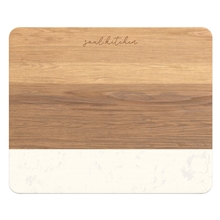 Brooke Acacia Wood And Faux Marble Cutting Board