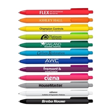 Flex Soft Touch Rubberized Ball Point Pen - Blue Ink