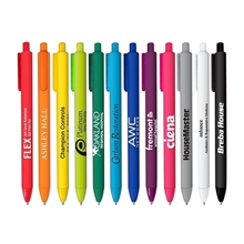 FLEX Soft Touch Rubberized Ball Point Pen