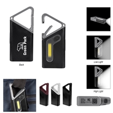 Clip N Glow Rechargeable Carabiner COB Flashlight