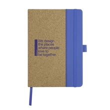Hickory Cork Recycled PU Notebook
