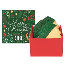 3 Pack Christmas Tree Cookies in Full Color Gift Box