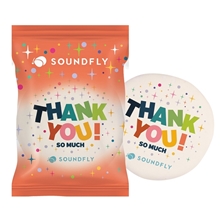 3 Iced Full Color Vanilla Cookie - Circle