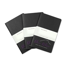 Moleskine(R) Large Cahier and GO Pen Gift Set