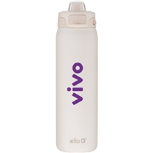 22 oz Ello Pop Fill SS Bottle - Tonal Cream