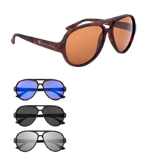 Rubberized Recycled Frame Aviator Sunglasses
