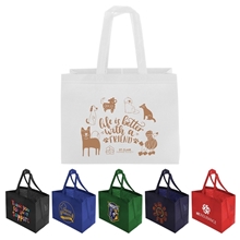 Kingston 80GSM Recycled Non - Woven Polypropylene Heat - Sealed Tote