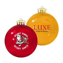 3 Crystal USA - Made Round Glossy Shatterproof Ornament
