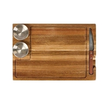 Arthur 4- Piece Acacia Wood Steak Board