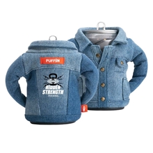 The Denim Can Cooler, By Puffin Drinkware