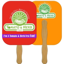 Rectangle Hand Fan Full Color (2 Sides) 9 x 7
