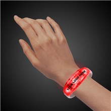 Sound Activated Red LED Stretchy Bangle Bracelet
