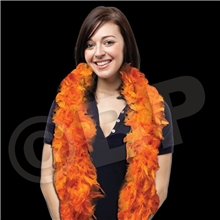 Orange Feather Boa