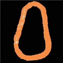 Orange 34 Plastic Leis