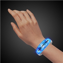 Sound Activated Blue LED Stretchy Bangle Bracelet