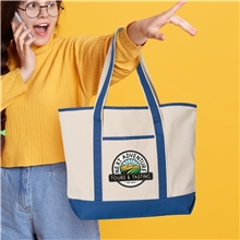 Q - Tees 34.6L Large Canvas Deluxe Tote