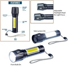 3- Stage Rechargeable Flashlight Lantern