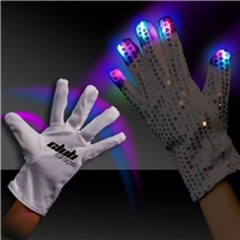 Rock Star Flashing Sequin Glove